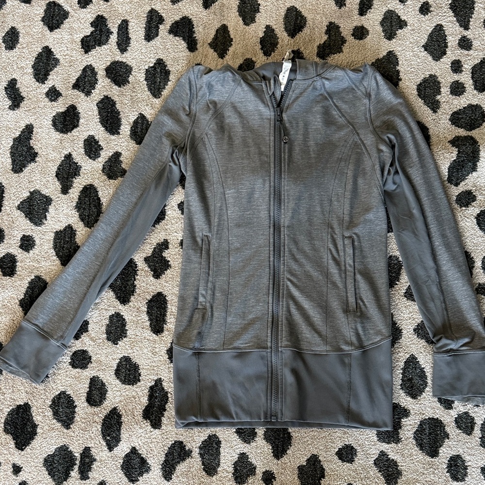 lululemon athletica Charcoal Zip-Up Jacket